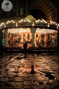 Florence Carousel After Rainfalll